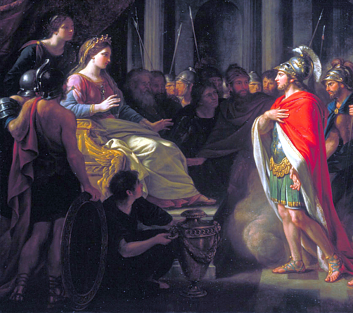 Dido és Aeneas találkozása (Nathaniel Dance-Holland festménye)